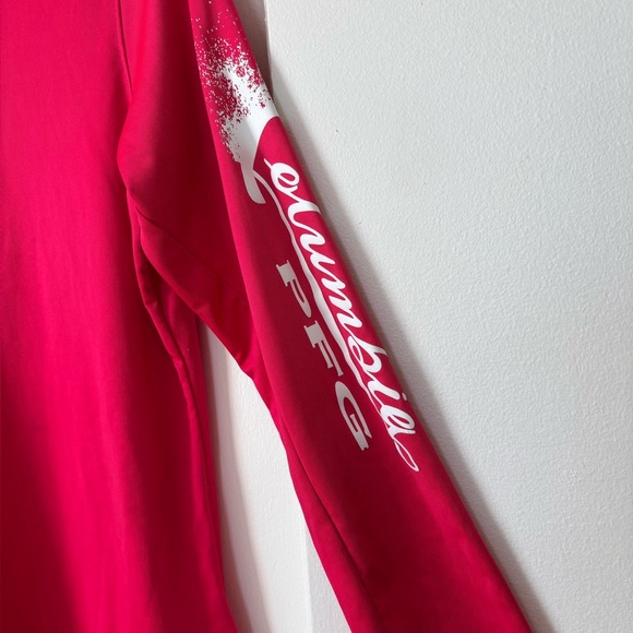 🎉4/30$🎉 Columbia Pink Long Sleeve with Hood – Size M ✨ - Picture 3 of 6